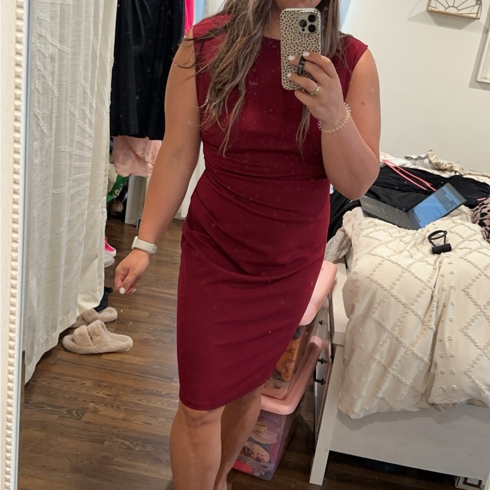 Maroon Dress
